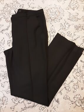 BCBG Paris Black Pintuck Pants
